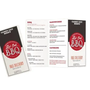 High End Brochure Printing Newspaper Print a Brochure Booklet with Double Parallel Fold