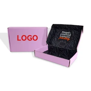 High-End Corrugated Board UV Coating Custom Mailer Shipping Gift Skincare Packaging Box with Your Logo