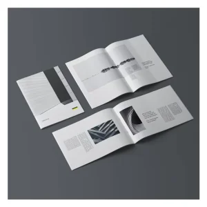 High End Custom Folding Paper User Manual Leaflet Booklet Trifold Flyers Advertising Catalogue Brochure Factory