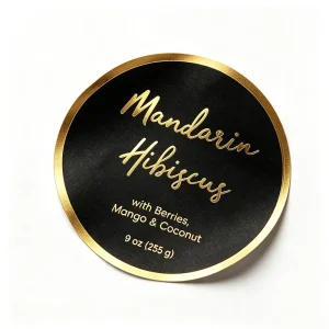 High End Custom Waterproof Self Adhesive Stickers Logo Labels Custom Brand Printed Packaging Tags for Supermarket Promotion
