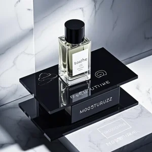 High End Customizable Modern Acrylic Tiered Perfume Display Stand for Cosmetics Skincare for Lightweight for Exhibition