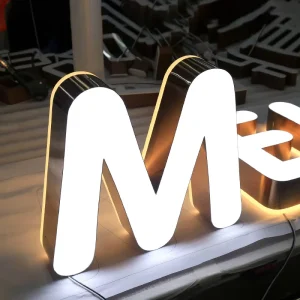 High End Customizable Outdoor Waterproof Double Sided Luminous Letter Advertising Premium Electronic Sign for Outdoor Use