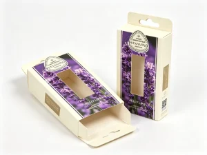 High End Eco Friendly Modern Mochi Gift Box with Transparent Window Matt Lamination