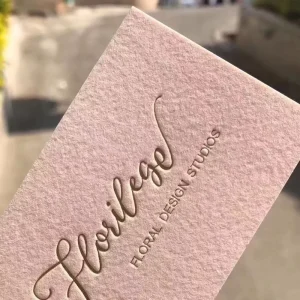 High End Fashion Business Card Custom Colorful & Personalized Design Luxury Style for Trendsetters
