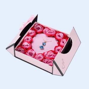 High End Luxury Flowers Printed Gift Box Custom Packaging for Gifts Made From Fancy Paper Cardboard Art Paper Coated Materials