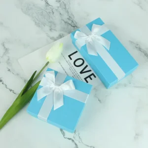 High End Square Gift Packaging Box Top Bottom Design Custom Logo Printing Cardboard Packaging Box