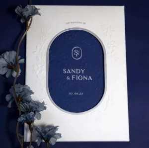 High-End Wedding Invitation Suite with Envelope