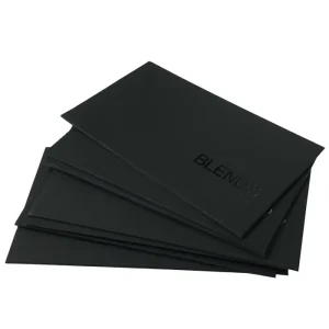 High-Grade Coffee Color Soft Touch Thick Card Raised Embossing Gold Foil Velvet Texture Custom Velvet Touch Business Cards