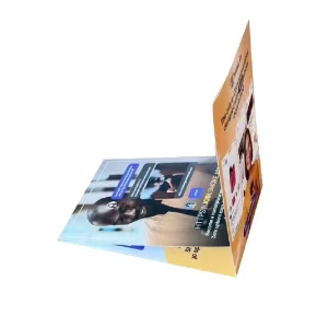 High Quality Business Leaflet Booklets Fold Brochures Custom Printed Paper Paperboard Advertising Low MOQ