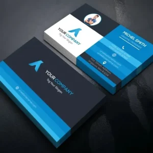 High Quality CMYK Custom Logo Business Cards Embossing Gold Finish Creative Design Thank You Paper Offset Cardboard