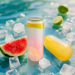 High Quality Clear PET Soda Can Bottles 250ml 350ml 500ml Canette En Plastique Latas Transparente Con Logo Tipo
