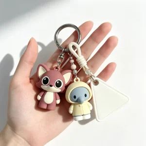 High Quality Custom 2D 3D PVC Keychain Custom Image Design Colorful IP Merchandise Affordable Brand Promotional Bulk Gift