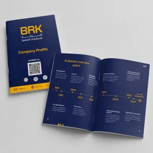 High Quality Custom A4 Full Color Company Profile Catalog And Brochure Printing Business Booklet Manufacturer