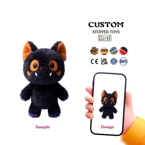 High Quality Custom Anime Characters Cute Soft Cartoon Animal Custom Cat Plush Toys Sale Plush Doll