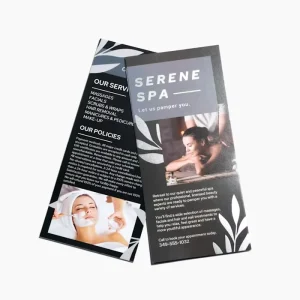 High Quality Custom Brochures Folded Flyers for Business Events Marketing and Trade Shows