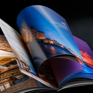 High Quality Custom Catalogue Book Printing Fashion Propaganda Magazine Brochure Advertising Quality Cardboard Paper
