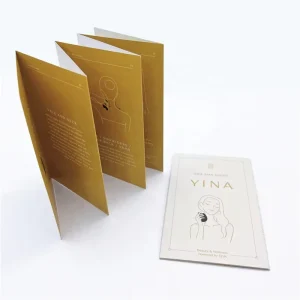 High Quality Custom Commercial Advertising Flyers Free Design Color Printing Cosmetic Beauty Care Booklet Brochure