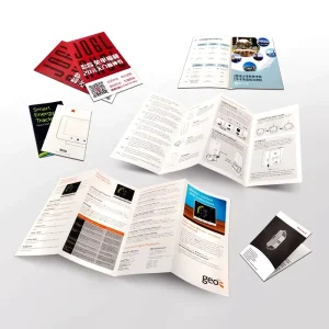 High Quality Custom Design Brochure Printing Services Flyer Catalog Brochures Commercial Advertising Flyer Printing Services