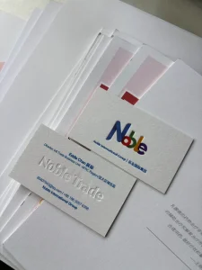High Quality Custom Luxury Embossed Business Cards with Your Own Design Thank You Print Name Card for Small Business