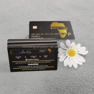 High Quality Custom Metal Business Card Custom Metal Rose Gold Business Cards Printing With Own Design