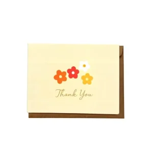 High Quality Custom Minimalist Fresh Design Blank Foldable Cardboard Greeting Cards Offset Printed for Wedding Birthday