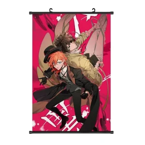 High Quality Custom Printing Design Hanging Picture Japanese Anime Painting Hanging Cloth Poster Wall Scroll Poster