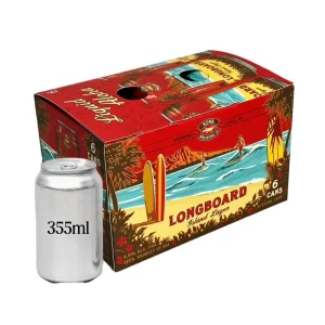 High Quality Custom Printing Free Template 6 Packs 12oz Beer Soda Vodka Wine Juice Cans Packaging Coated Reusable