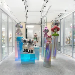 High Quality Custom Shop Store Acrylic Display Case Creative Design Acrylic Stand Product Showcase