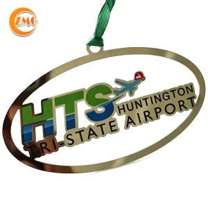 High Quality Custom Special Metal Christmas Tree Ornaments