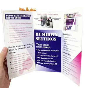 High Quality Custom Trifold Brochure Folded Leaflet Flyer Printing for Business Promotions Paper & Paperboard