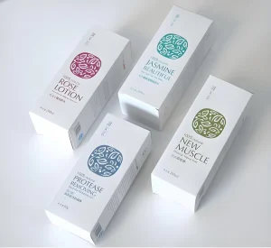 High Quality Customizable Kraft Paper Packaging for Cosmetics Excellent Offset Printing Featuring Recycled Materials