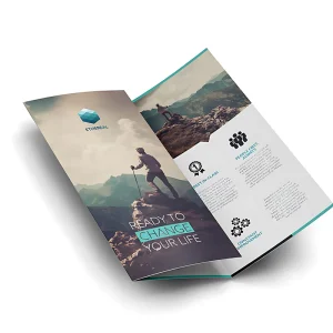 High Quality Customized 250g Art Paper Brochure Digital or Offset Printing Paper Flyer Leaflet