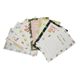 High Quality Customized Colorful Printing Greeting Cards Assorted Gold Foil Greeting Gift Invitation Creative Postcard