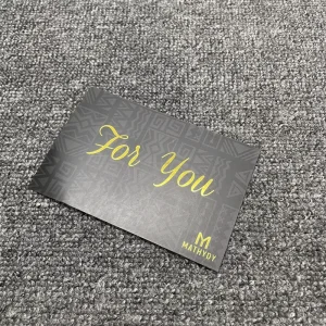 High Quality Customized Logo Offset Fancy Scratch Proof Thank You Cards Durable Greeting Postcard Invitation Card Cardboard Film