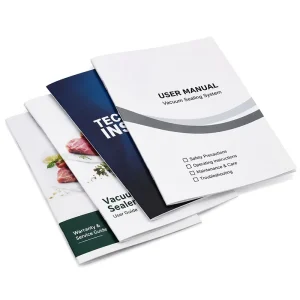 High Quality Customized Paper Brochure Printing for Business Promotion