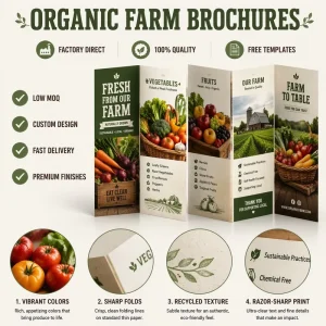 High Quality Eco Friendly Custom Made Logo Folding Leaflet Business Flyers Printing Service Restaurant Menu Leaflet