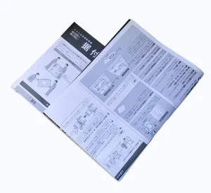 High Quality Eco friendly Custom Business Promotion Art Folded Leaflet Offset Printed Instruction Booklet User Manual Brochure