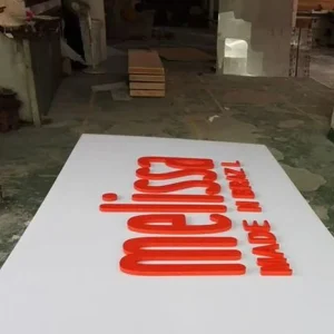 High Quality Factory Custom Acrylic Material Brand Logos Laser Cut 3D Letter Commercial Decoration Logos