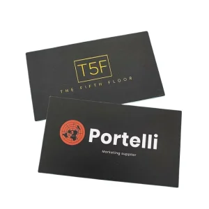 High Quality Luxury Custom Black PVC Business Card Creative Special Shape Transparent Plastic Paper Paperboard Printing Product