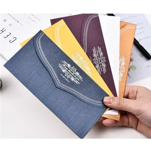 High Quality Luxury Wedding Invitation Envelope Custom Design Wedding Cards and Envelopes for Invitation Card