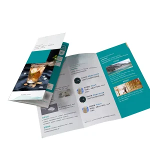 High Quality OEM A4 Brochure and A5 Flyer New Design Color Printing Catalogue Perfect Binding Folded Leaflet