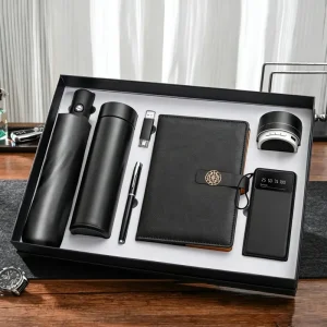 High Quality Opening Ceremony Corporate Promotional Bank Insurance 7 in 1 Gift Sets Luxury for Corporate Employee