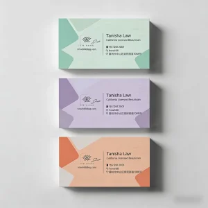 High Quality Printed Business Cards Custom Design With Your Logo for Professional Corporate and Small Business Branding Use