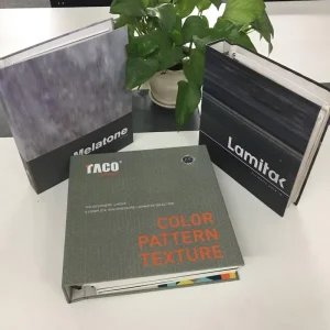 High Quality Promotional Wood and Laminate Sample Catalogue Brochure