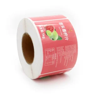 High Quality Self-adhesive Custom Vinyl Label Stickers Bottle Label for Food Packaging Labels