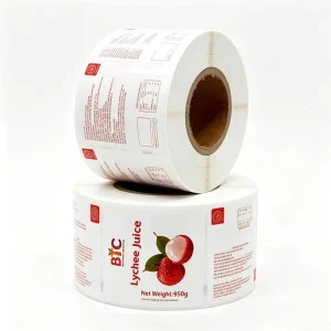 High Quality Self-adhesive Custom Vinyl Label Stickers Bottle Label for Food Packaging Labels