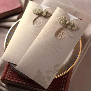 High-end Chinese Wedding Wedding Invitation Creative Invitation Can Be Printed Bronzing Invitation Card