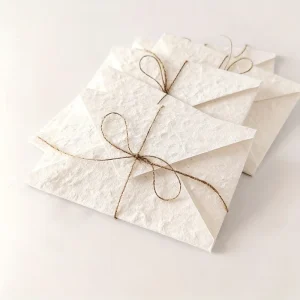 High end Embossed Textured Vintage Handmade Envelopes Wedding Invitations Business Invitation Model No. 3 B6 China
