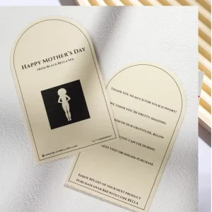 High end Greeting Cards Digital Embossing Eco Friendly Design Foil Stamping and Embossed Printing Cards