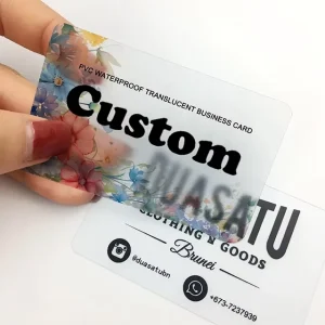 High end business card customization printing of name cards high end embossed PVC card production and printing.